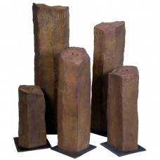 Faux Basalt Columns, Set of 5